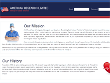 Tablet Screenshot of americanresearchltd.org